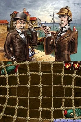 Sherlock Holmes DS and the Mystery of Osborne House (Europe) (En,Fr,De,Es,It,Nl) screen shot game playing